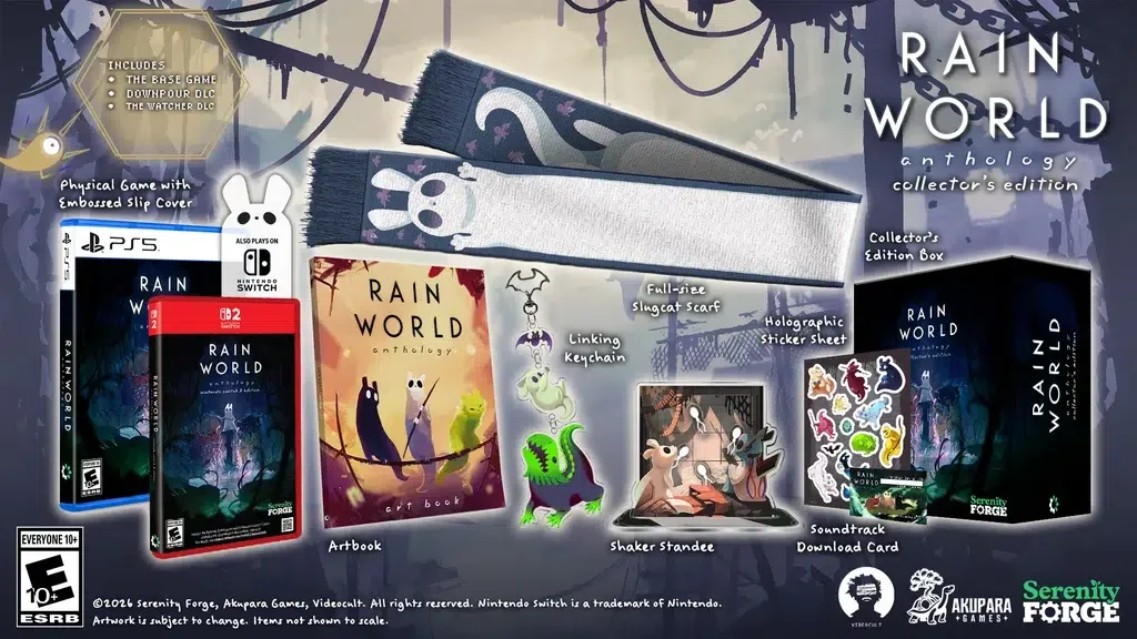 Rain World Anthology Physical Collection Announced for PS5 and Switch 2