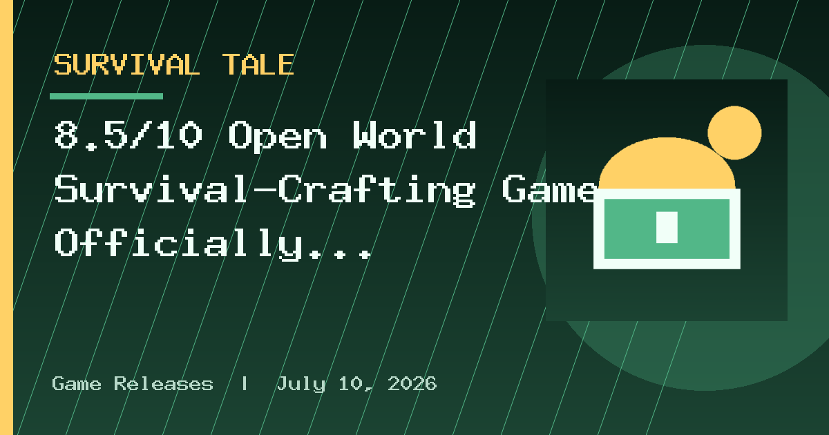 8.5/10 Open World Survival-Crafting Game Officially Coming to Xbox