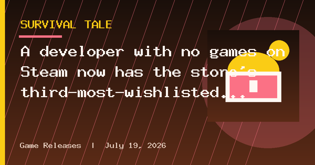 A developer with no games on Steam now has the store's third-most-wishlisted