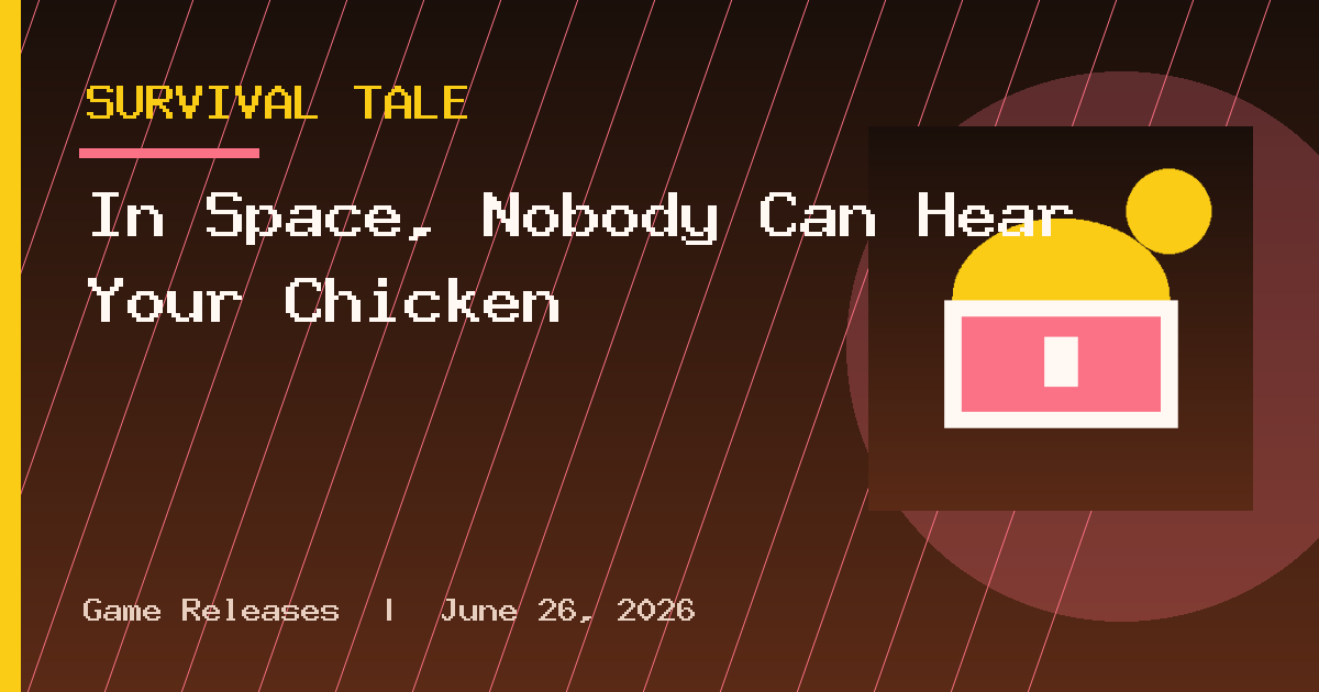 In Space, Nobody Can Hear Your Chicken