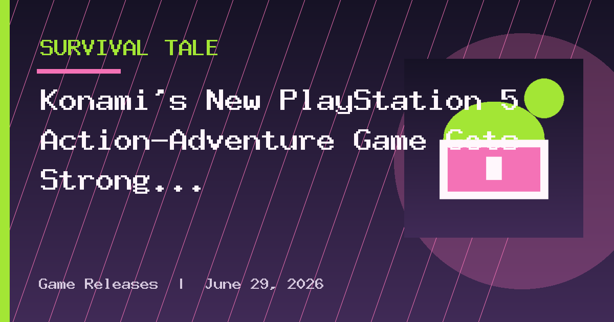 Konami’s New PlayStation 5 Action-Adventure Game Gets Strong Reviews