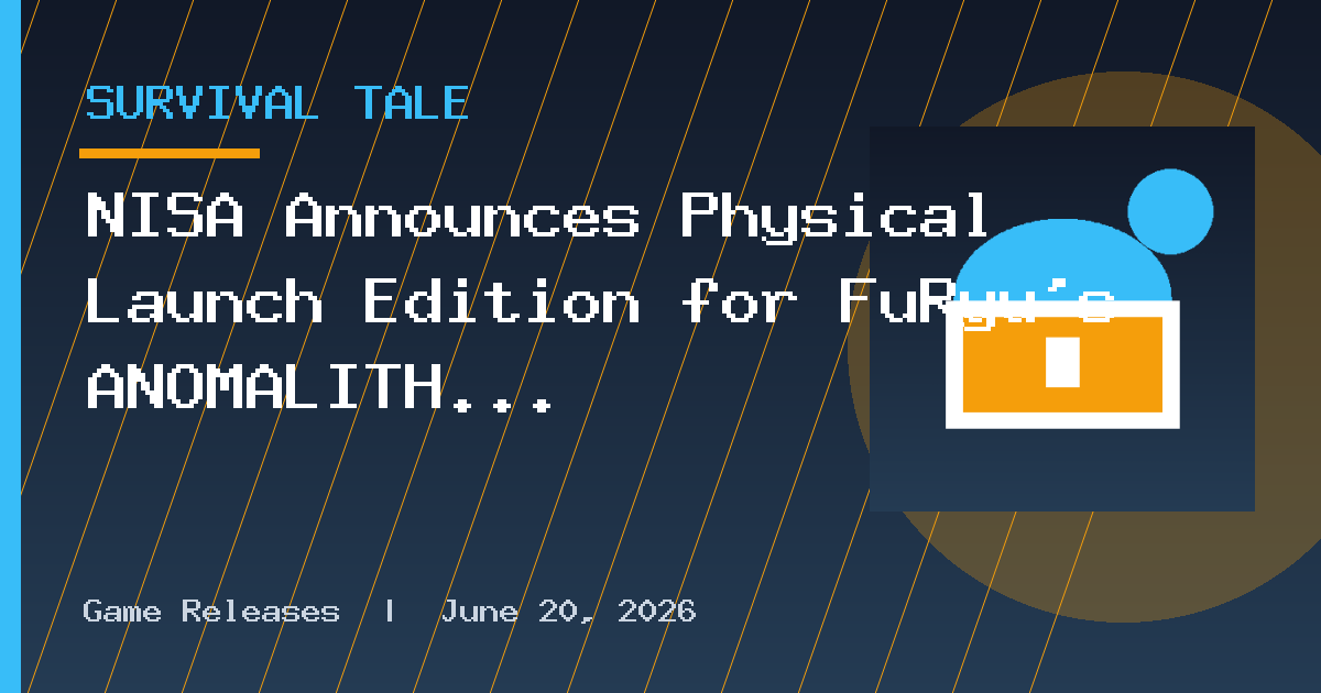NISA Announces Physical Launch Edition for FuRyu’s ANOMALITH