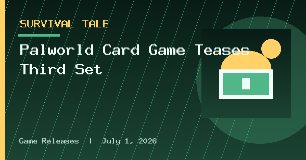 Palworld Card Game Teases Third Set