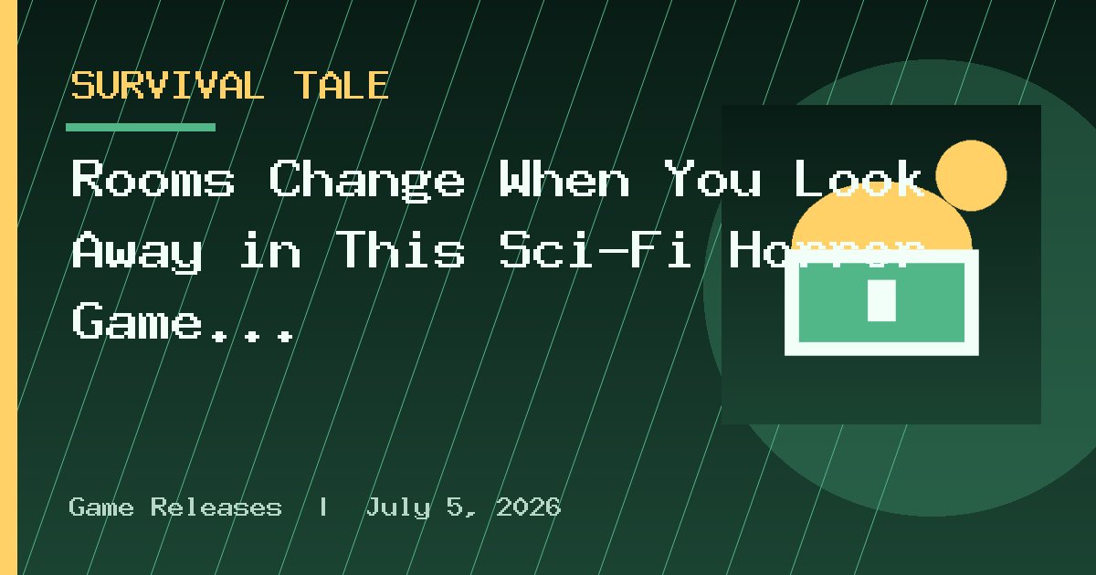 Rooms Change When You Look Away in This Sci-Fi Horror Game