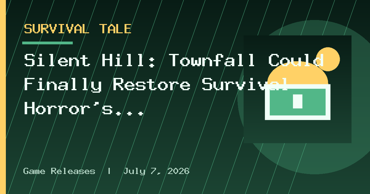 Silent Hill: Townfall Could Finally Restore Survival Horror’s Missing Mystery