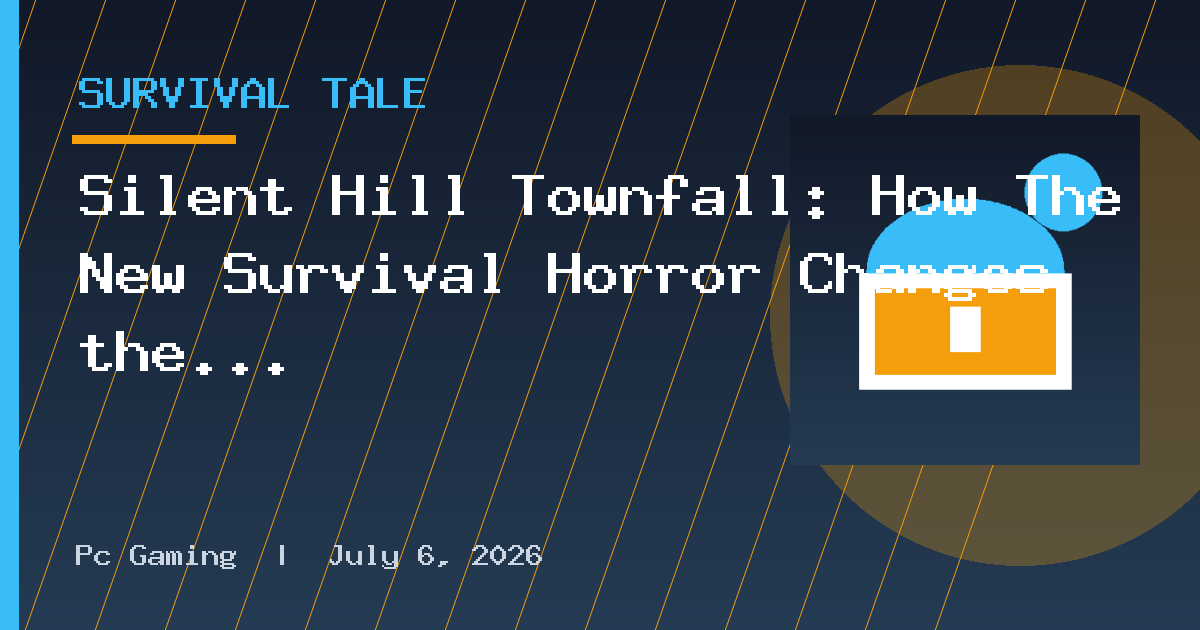 Silent Hill Townfall: How The New Survival Horror Changes the Series and Moves